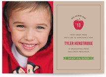 Red Apple Graduation Announcements