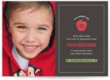 Red Apple Graduation Announcements
