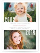 Now and Then Graduation Announcements