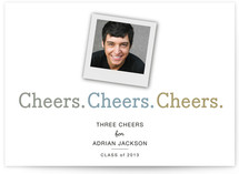 3 Cheers Graduation Announcements