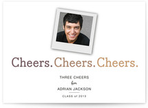 3 Cheers Graduation Announcements