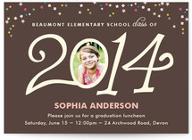 Confetti Celebration Graduation Announcements
