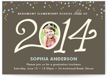 Confetti Celebration Graduation Announcements