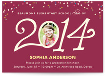 Confetti Celebration Graduation Announcements