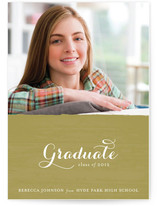 Golden Graduation Announcements