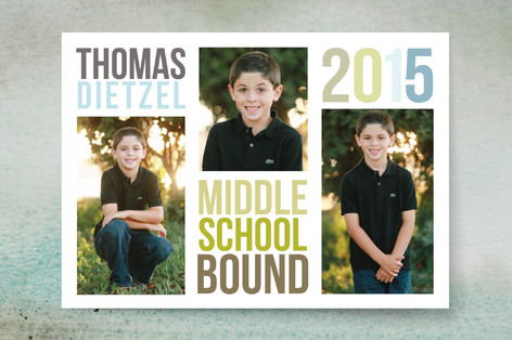 Three-Up Graduation Announcements
