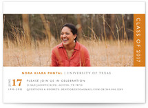 Classic Stripe Graduation Announcements