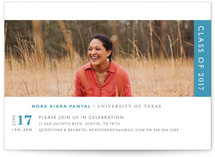 Classic Stripe Graduation Announcements