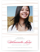 Simple Sophisticate Graduation Announcements