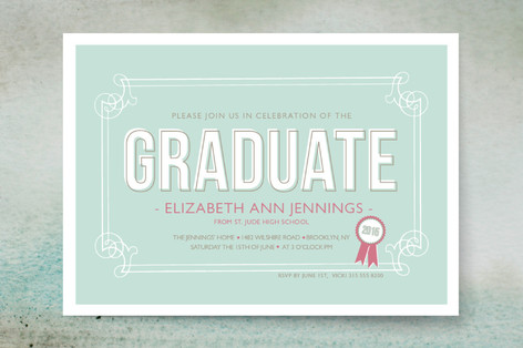The Graduate Graduation Announcements