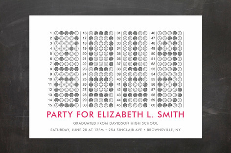 Standardized Test Graduation Announcements