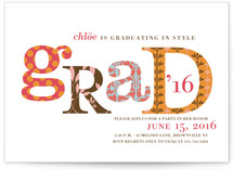 Graduating In Style Graduation Announcements