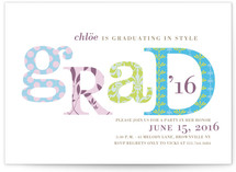 Graduating In Style Graduation Announcements