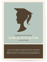 Graduate Silhouette Graduation Announcements