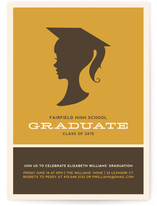 Graduate Silhouette Graduation Announcements
