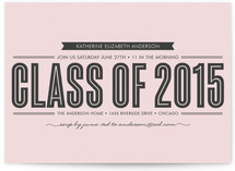 Stripe + Type Graduation Announcements