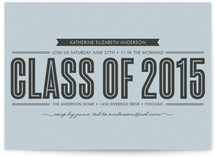 Stripe + Type Graduation Announcements