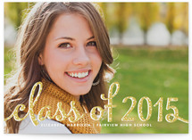 Type Frost Graduation Announcements