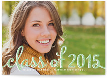 Type Frost Graduation Announcements