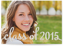 Type Frost Graduation Announcements