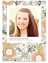 Patterned Snapshot Graduation Announcements
