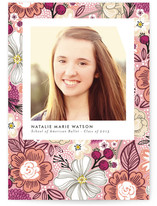Patterned Snapshot Graduation Announcements