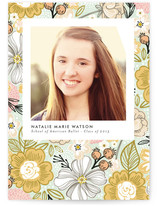 Patterned Snapshot Graduation Announcements