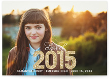 Glitter Graduation Announcements