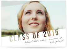 Simply See Through Graduation Announcements