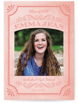 Vintage Chalkboard Graduation Announcements