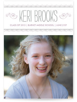 Curlicues Graduation Announcements