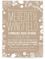 Craft and Florals Graduation Announcements