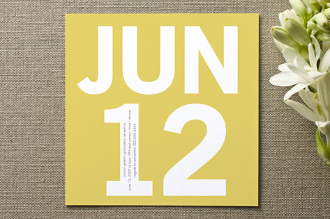 Calendar Graduation Announcements