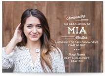 Hipster Graduation Announcements