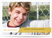 Angled Achievement Graduation Announcements