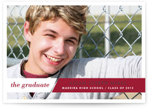 Angled Achievement Graduation Announcements