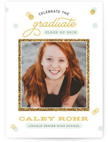 Golden Frame Graduation Announcements