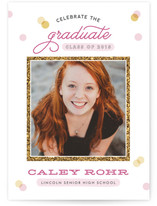 Golden Frame Graduation Announcements