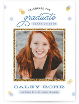 Golden Frame Graduation Announcements