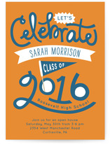 Lettered Class Graduation Announcements