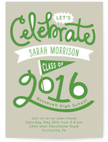 Lettered Class Graduation Announcements