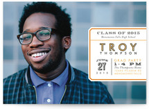 Side Label Graduation Announcements