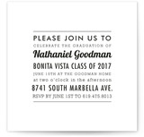 The Square Types Graduation Announcements