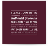 The Square Types Graduation Announcements
