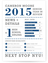 Year in Review Graduation Announcements