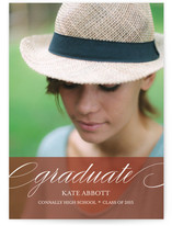 Elegant Grad Graduation Announcements