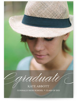 Elegant Grad Graduation Announcements