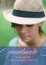 Elegant Grad Graduation Announcements
