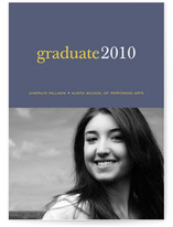Pop of Color Graduation Announcements
