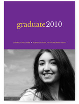 Pop of Color Graduation Announcements